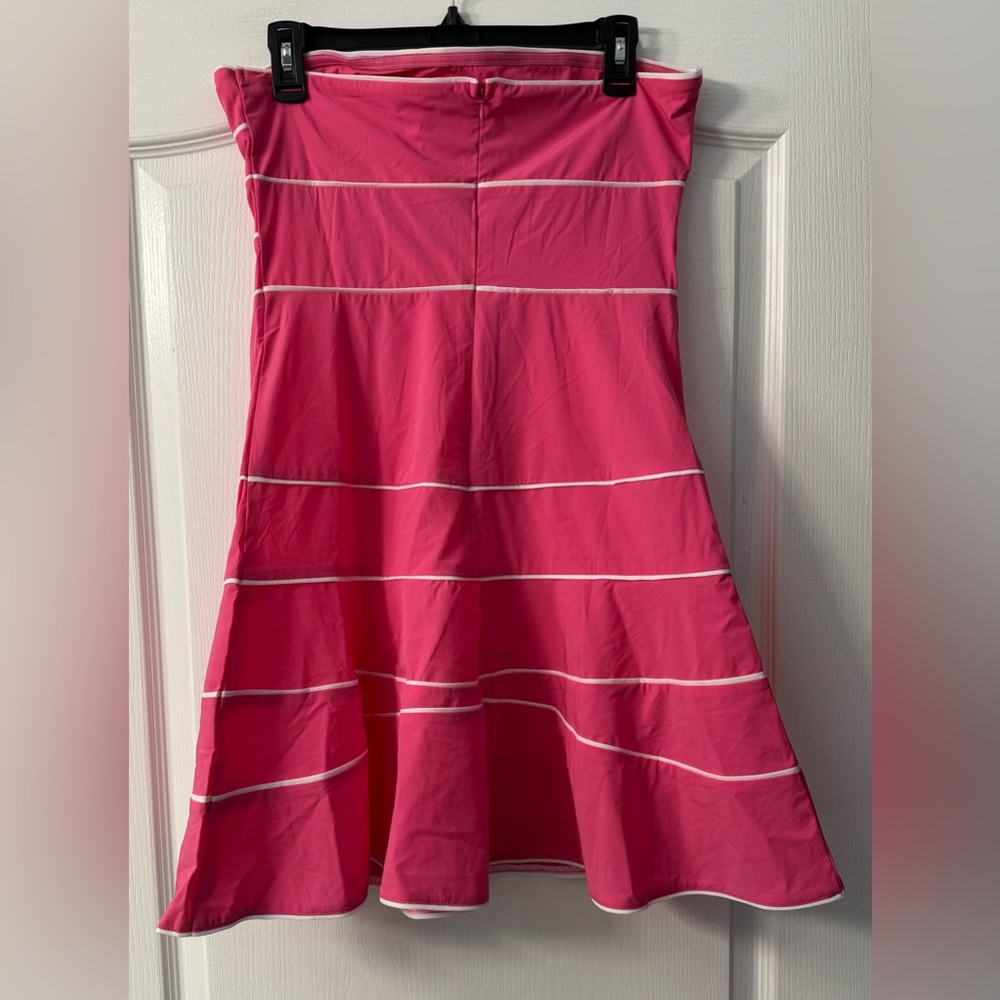 Baby Pink Contrast Piping Mini Dress - Picture 8 of 15